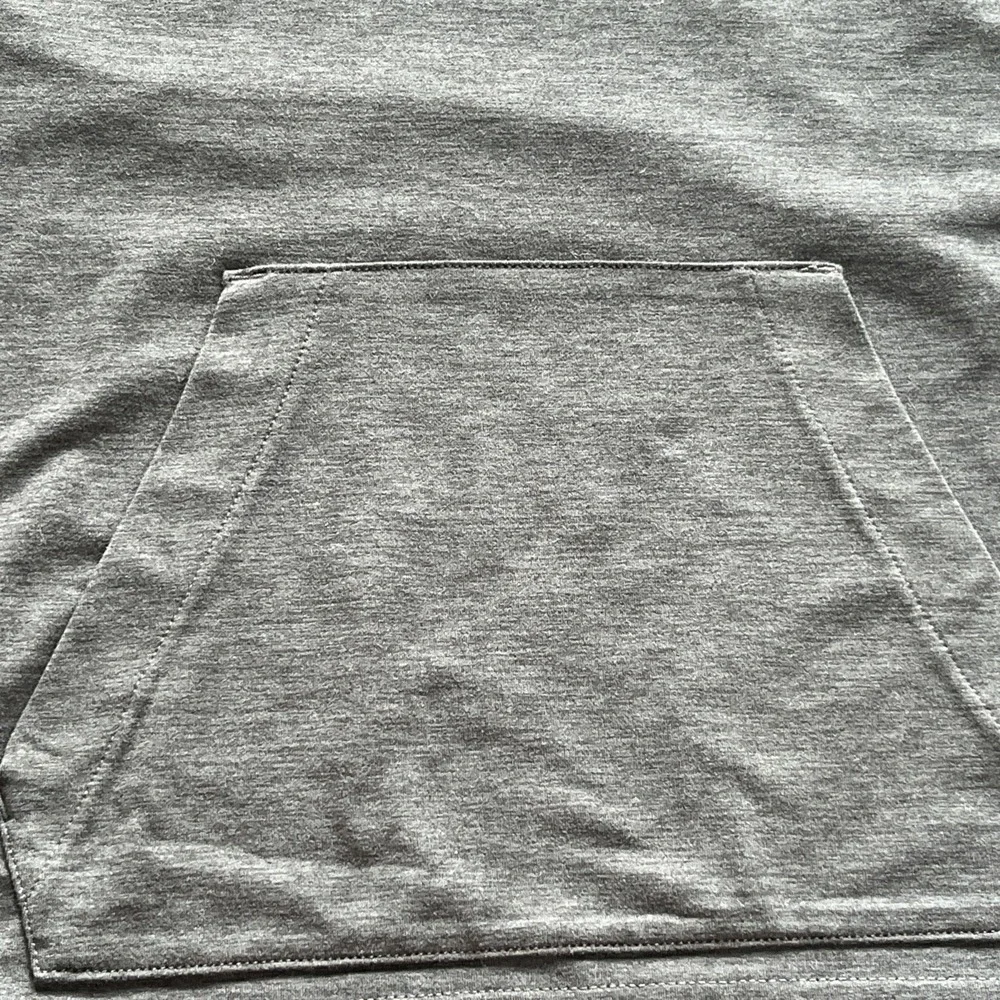 Adidas Gray Lightweight Hoodie with Black Logo Pullover Boys M 10/12 New NWT